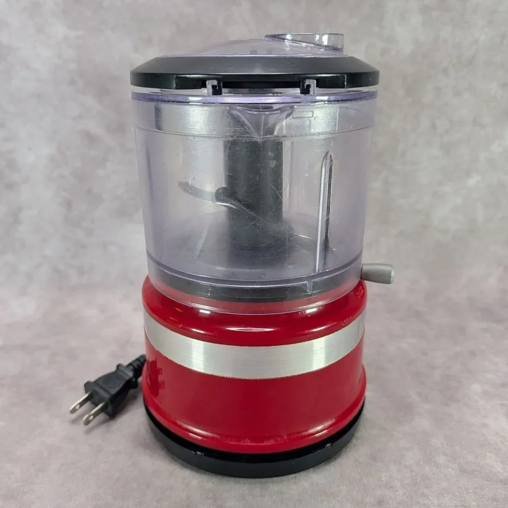 KitchenAid KFC3516ER Empire Red 3.5 Cup Mini Food Chopper Processor Complete